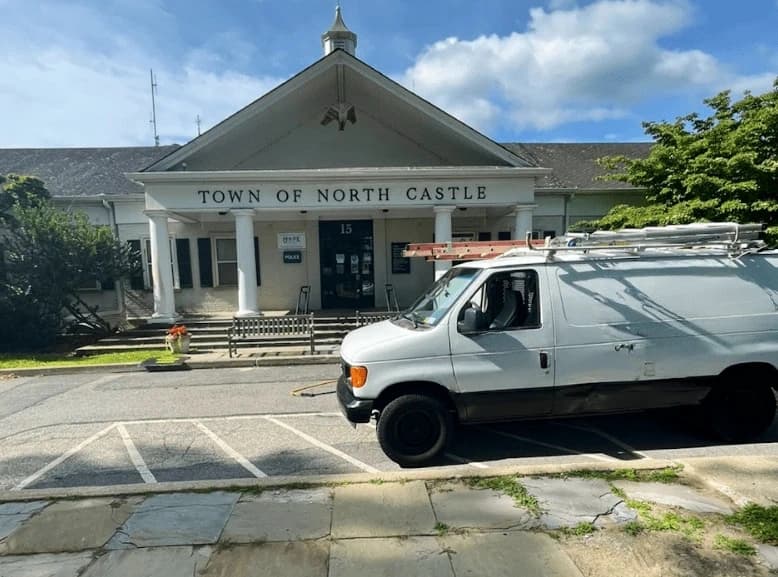 Shaker Heights Power Washing commercial cleaning team at work in Shaker Heights business district